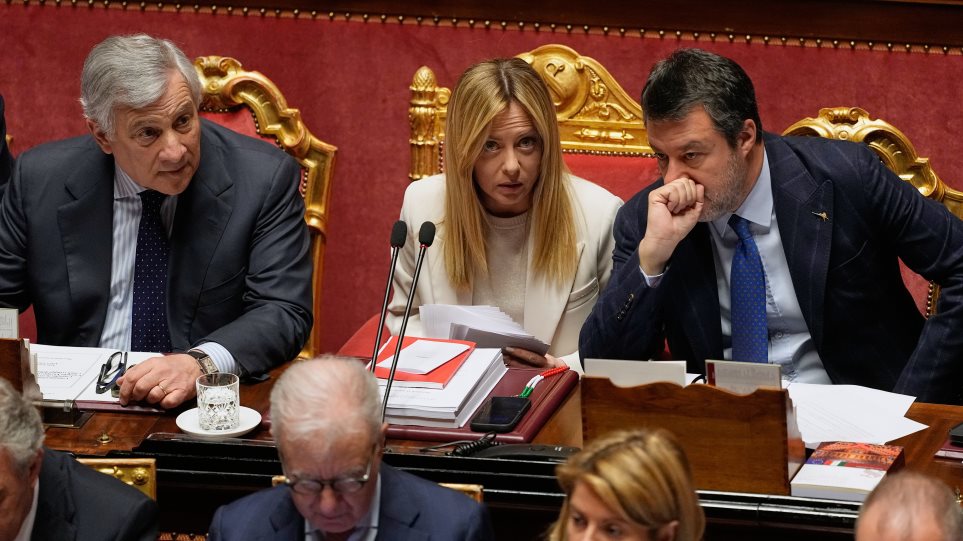 meloni_salvini_tagiani_AP_Photo_Alessandra_Tarantino