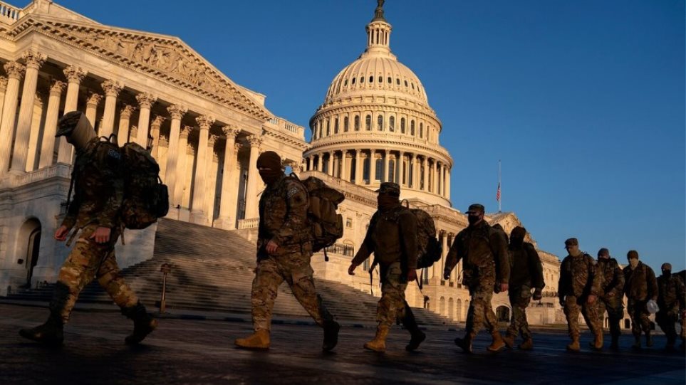 ΗΠΑ: Από έλεγχο θα περνούν οι στρατιωτικοί στην ορκωμοσία του Tζο Μπάιντεν        