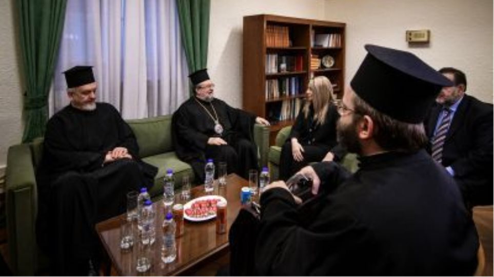 Συνάντηση Φώφης Γεννηματά με αντιπροσωπεία του Οικουμενικού Πατριαρχείου