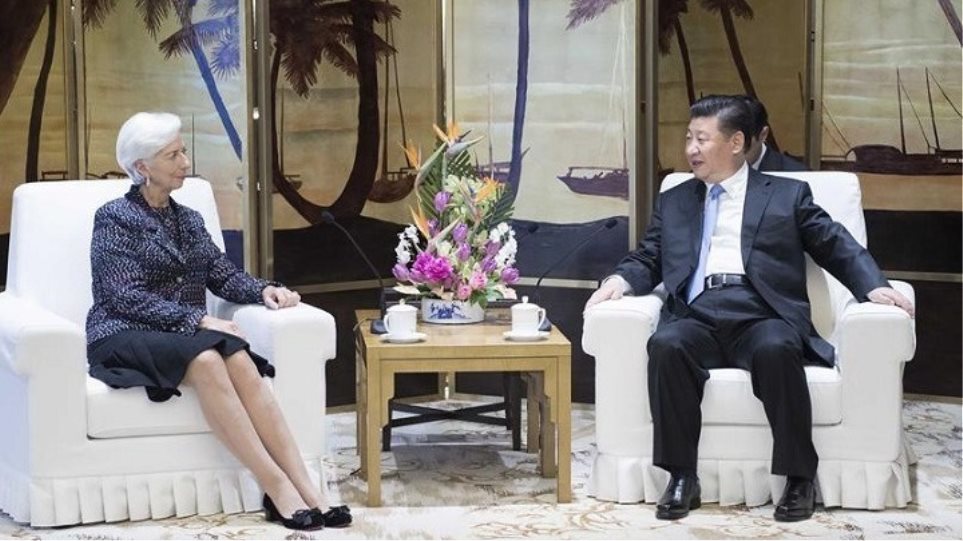 Συνάντηση του Κινέζου προέδρου με την επικεφαλής του ΔΝΤ