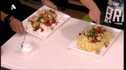 Ο Βασίλης Καλλίδης μαγειρεύει στην κουζίνα του Happy Day