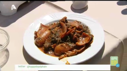 Σουπιές με μάραθο στην παραλία Μώλος στη Σκύρο