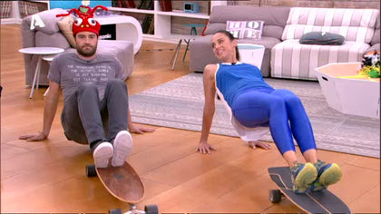 Κάνουμε γυμναστική με skateboard