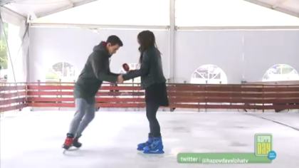 Καλημέρα από το παγοδρόμιο της Νέας Σμύρνης