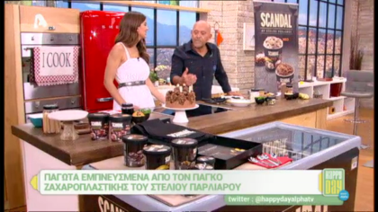 Παγωτά εμπνευσμένα από τον Στέλιο Παρλιάρο