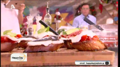 Ιταλικές μπρουσκέτες για να προσφέρετε στους καλεσμένους σας πριν το δείπνο, δια χειρός Φλορίντας