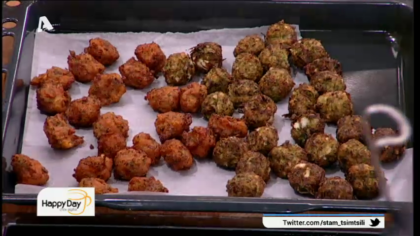 Κροκέτες λαχανικών και ντοματοκεφτέδες