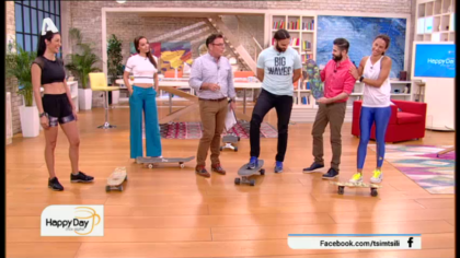 Κάνουμε γυμναστική με…skateboard!