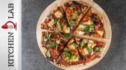 BBQ Pizza με κοτόπουλο