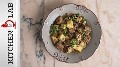 Αφέλια (Χοιρινό κρασάτο)