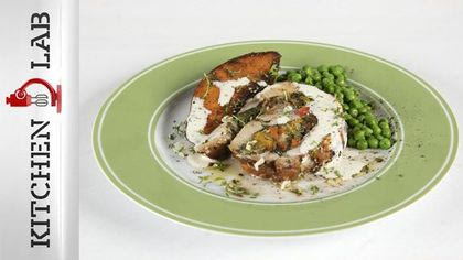 Ρολό Χοιρινό γεμιστό με σπανάκι