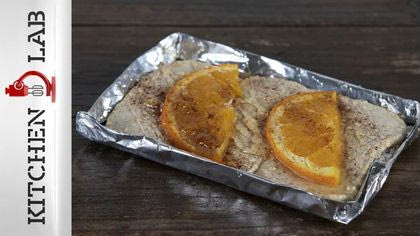 Χαλβάς φούρνου με πορτοκάλι