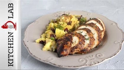 Γλυκόξινο κοτόπουλο στον φούρνο