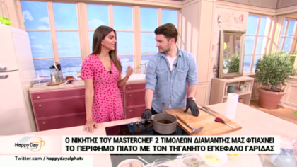 Στην παρέα μας ο Τιμολέων Διαμαντίδης, ο νικητής του masterchef 2