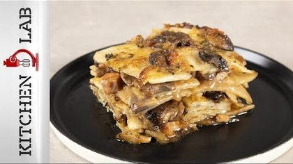 Πατάτες ογκρατέν με μαύρη μπίρα