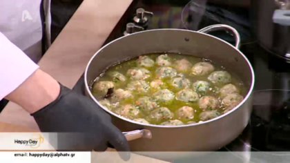 Ο Ζαν Λουί Καψαλάς μας μαθαίνει τα μυστικά για γιουβαρλάκια φρικασέ με ψάρι πέρκα