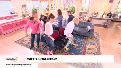 Happy challenge, παίζουμε μουσικές καρέκλες