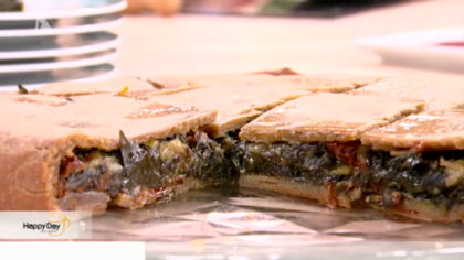 Ο Ζαν Λουί Καψαλάς μας μαθαίνει τα μυστικά για την νηστίσιμη τάρτα με χόρτα από ζύμη λαδιού