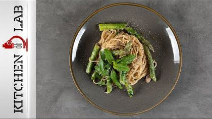 Healthy μακαρονάδα με σπαράγγια (high protein)