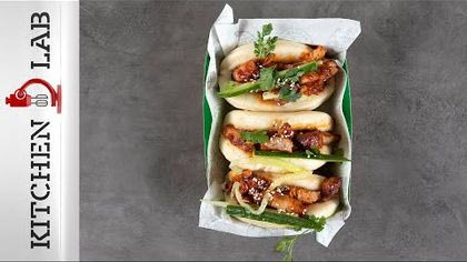 Bao Buns με καραμελωμένη πανσέτα