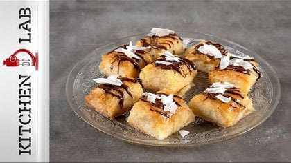 Σιροπιαστό γλυκό με ινδοκάρυδο