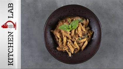 Healthy πένες με μοσχάρι μπρεζέ (high protein)