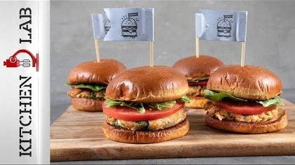 Burger σολομού