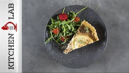 Αλμυρή τάρτα με κατσικίσιο τυρί και πράσο