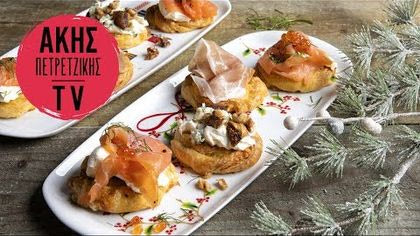 Καναπεδάκια με ζύμη κουρού