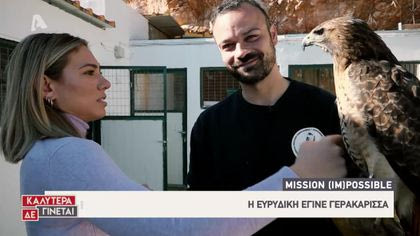 Mission (Im)Possible με την Ευρυδίκη Βαλαβάνη – Η Ευρυδίκη και το γεράκι