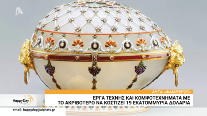 Αυγά “ΦΑΡΜΠΕΖΕ”: Πασχαλινά έργα τέχνης και κομψοτεχνήματα