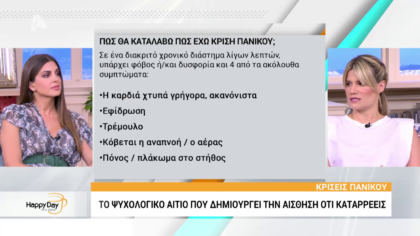 Φρόσω Φωτεινάκη- Το ψυχολογικό αίτιο που δημιουργεί την αίσθηση ότι καταρρέεις