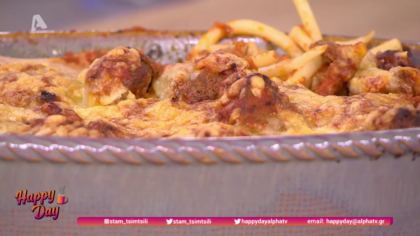 Ο Δημήτρης Μπέλλος και η Μαρία Μπέη μας μαγειρεύουν κοκκινιστό μοσχάρι με τυριά