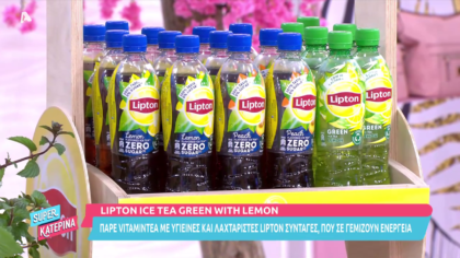 Lipton ice tea with lemon