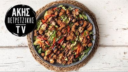 Σαλάτα με μπουκιές κουνουπιδιού και καπνιστό τόνο