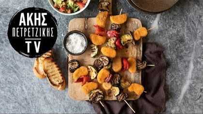 Καλαμάκια με vegan nuggets