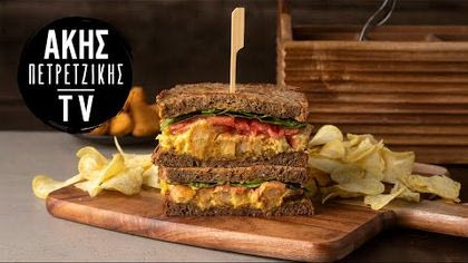 Vegan coronation sandwich