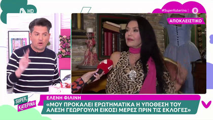 Ελένη Φιλίνη: ««Έχω ερωτηματικά που βγήκε η υπόθεση 20 μέρες πριν τις εκλογές»