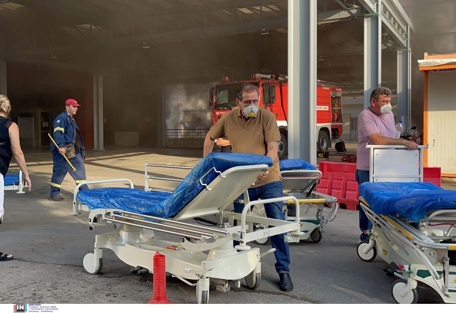 Υπό έλεγχο φωτιά στο Νοσοκομείο «Άγιος Ανδρέας»