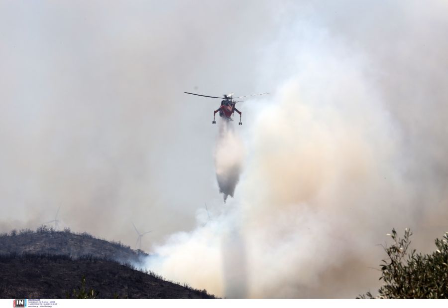 Πέλλα: Φωτιά σε έκταση του δήμου Σκύδρας