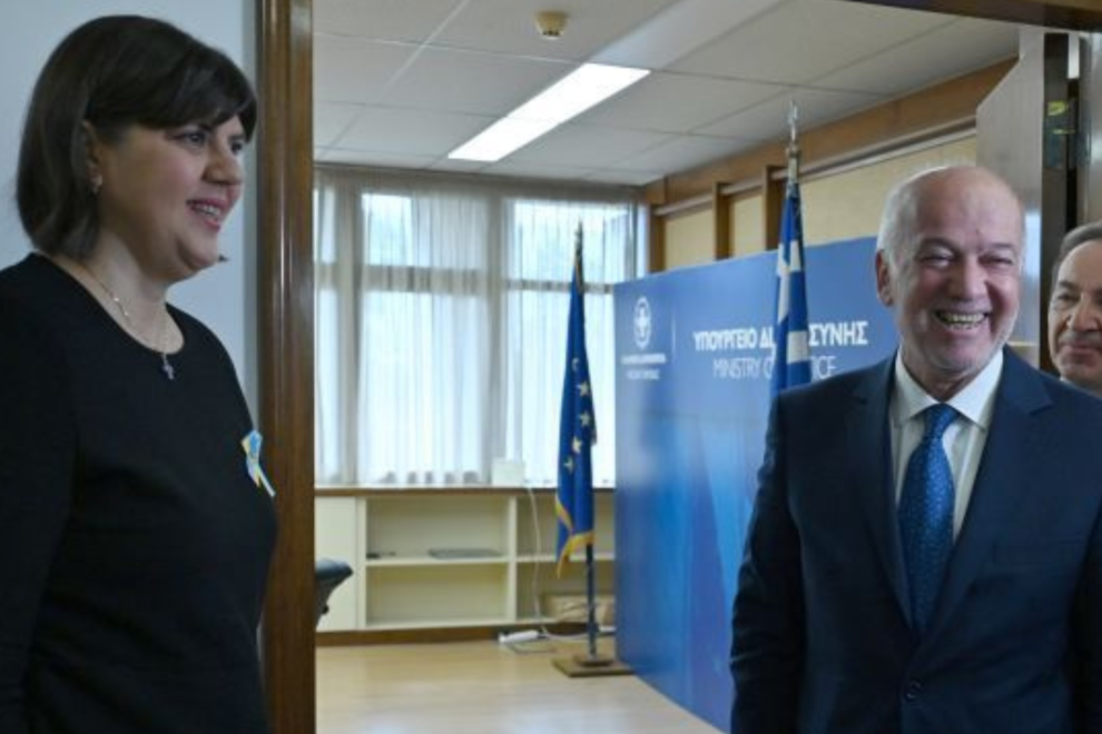 Συνάντηση της επικεφαλής της Ευρωπαϊκής Εισαγγελίας Λ. Κοβέσι με τον Γ. Φλωρίδη