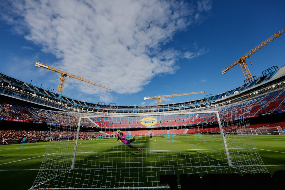 Η Μπαρτσελόνα επέστρεψε σήμερα στο Camp Nou έπειτα από τις 28/5/2023 παρουσία 21.795 φιλάθλων