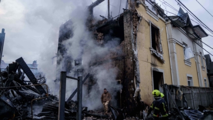 Νέα αεροπορική επιδρομή της Ρωσίας στο Κίεβο