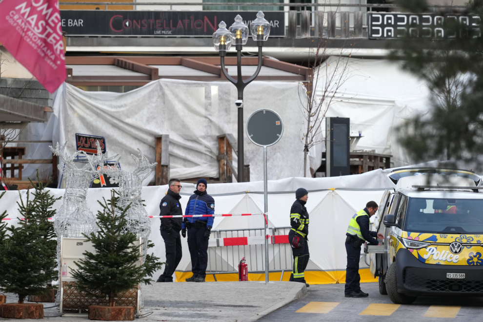 Ελβετία: Ο αριθμός των νεκρών από την πυρκαγιά σε μπαρ στο Κραν-Μοντανά ανήλθε σε 41
