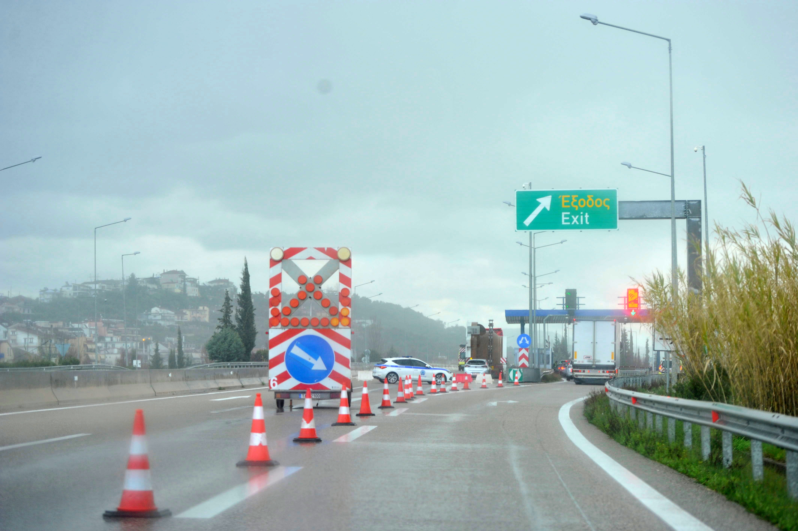 Άρση αποκλεισμού κυκλοφορίας στην περιφερειακή οδό Θεσσαλονίκης