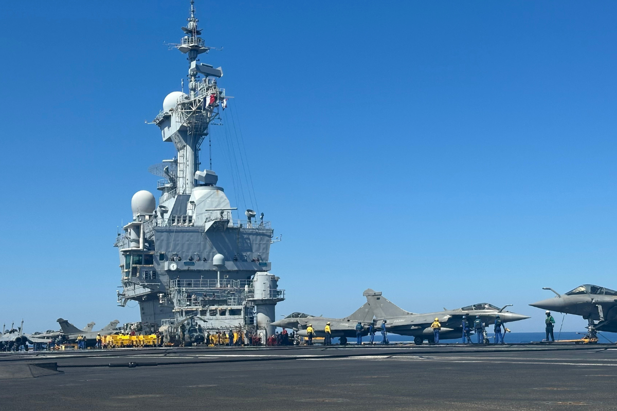 Ο Alpha στο αεροπλανοφόρο «Σαρλ Ντε Γκωλ»