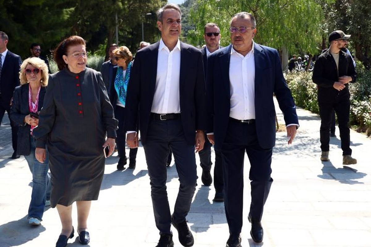 Έργα ανάπλασης στη Βασ. Όλγας- «Αυτοψία» Κυρ. Μητσοτάκη