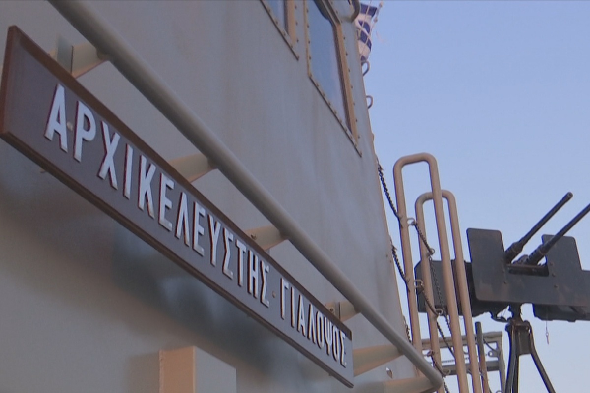 Ο ALPHA στο νέο περιπολικό του Λιμενικού με νέο πυροβόλο ακριβείας