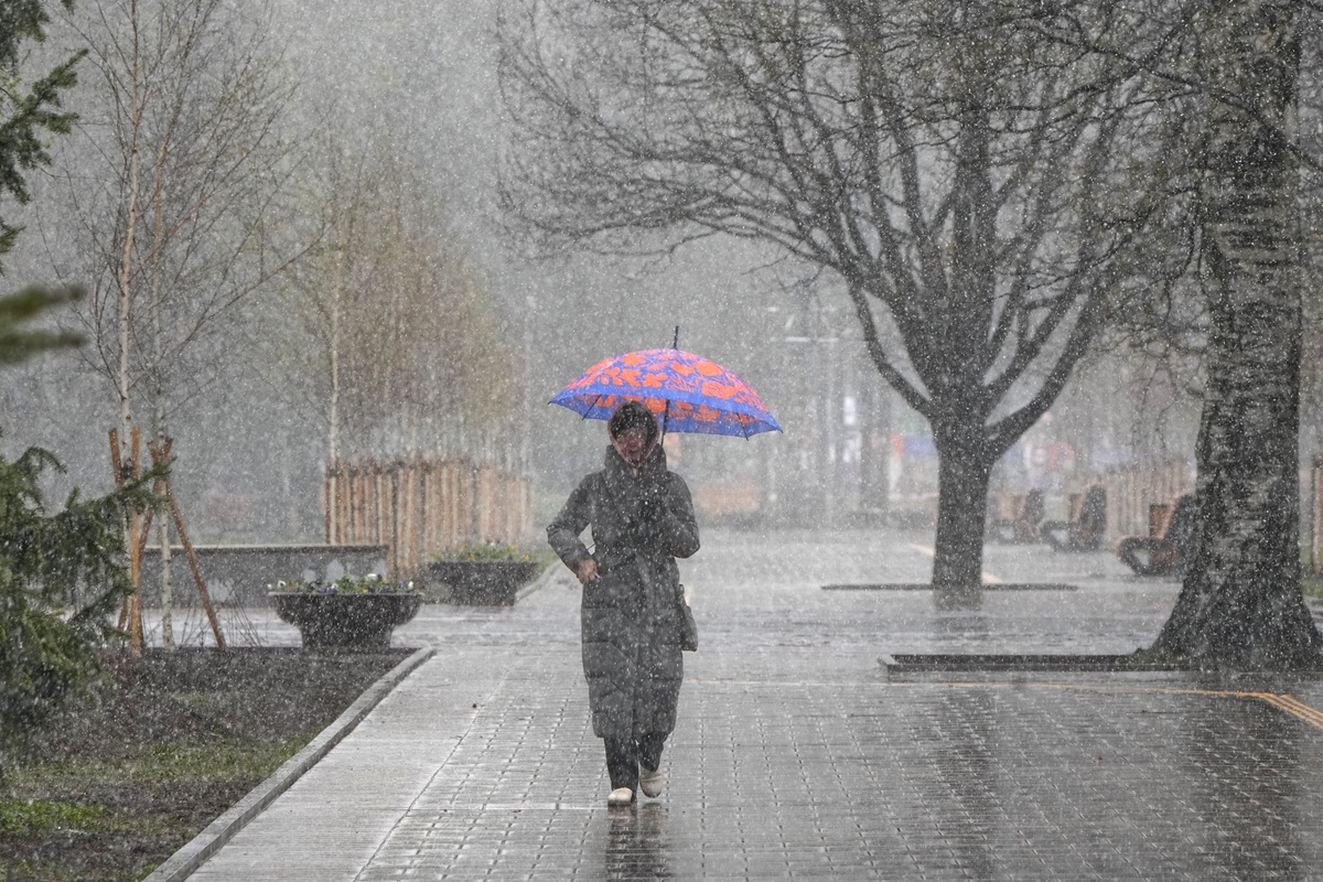 Σφοδρή χιονόπτωση στη Ρωσία