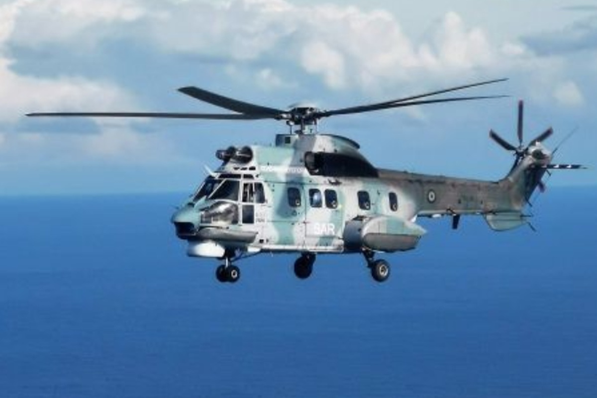 Επιχείρηση για ασθενή σε κρουαζιερόπλοιο από Super Puma της Πολεμικής Αεροπορίας